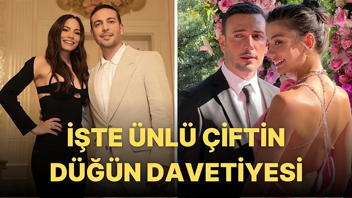 26 Ağustos'ta Nikah Masasına Oturacak Olan Demet Özdemir ve Oğuzhan Koç Çiftinin Düğün Davetiyesi Ortaya Çıktı