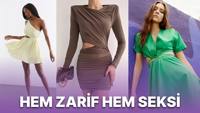 Yaz Aylarının Vazgeçilmezi Olan Bel Detaylı En Seksi Elbiseler