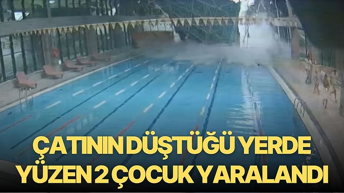 Dehşet Anları Kamerada! Beykoz'da Spor Salonunun Çatısı Çöktü