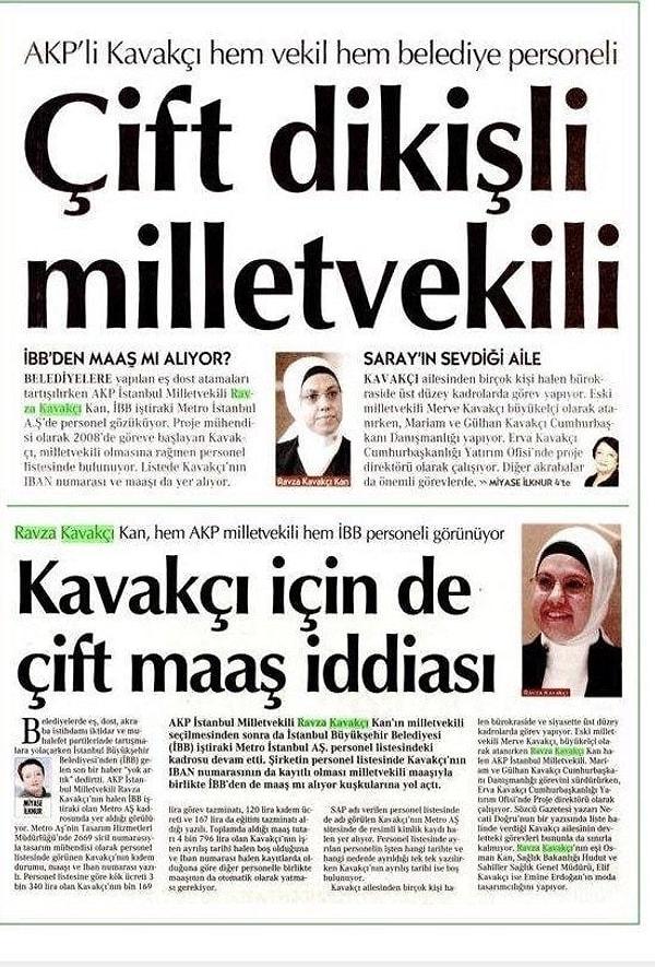 Gazete haberi 'Çift dikişli milletvekili' başlığı ile duyurmuştu...