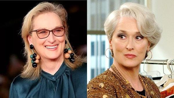 11. Miranda Priestly'i canlandıran Merly Streep