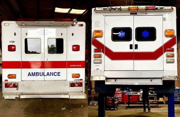 2. 2019 yapımı 'Joker' filminde Arthur'ın Joker'e dönüşümünün mesajı verilmiş. Sağdaki ambulansta Joker'in yüzü ve gülümsemesini görebilirsiniz.