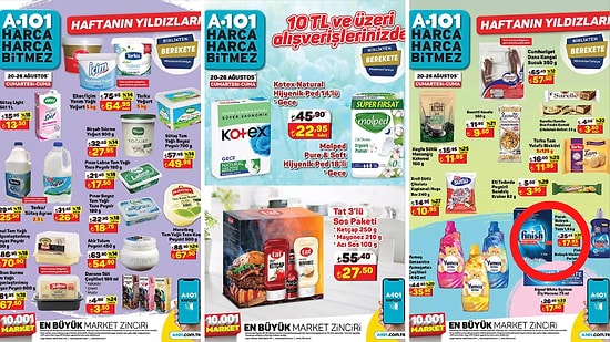 20 - 26 Ağustos 2022 A101 Haftanın Yıldızları Kataloğu