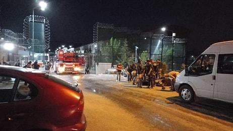Sığınmacıların Geri Gönderme Merkezinde Yangın Çıktı