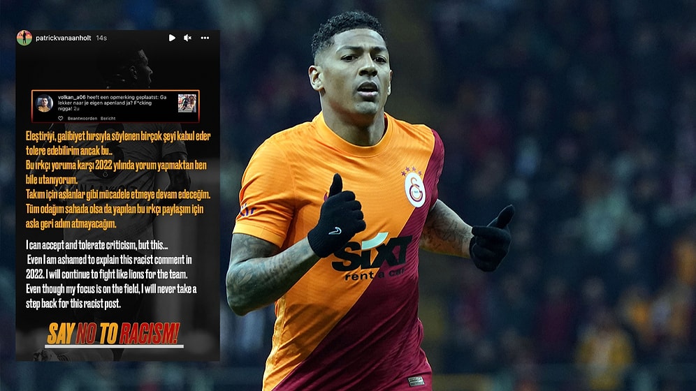 Galatasaray'ın Ünlü Oyuncusu Patrick van Aanholt Kendisine Karşı Yapılan Irkçı Yoruma Tepki Gösterdi!