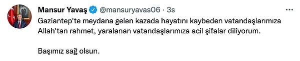 Ankara Büyükşehir Belediyesi Başkanı Mansur Yavaş ⬇️