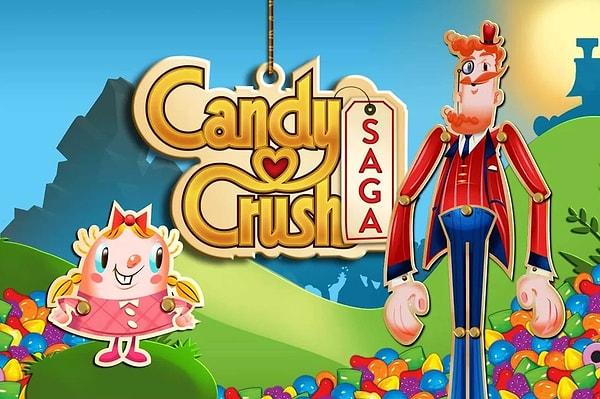 7. Büyüklerimizin bile oynamaya alıştığı oyun: Candy Crush Saga