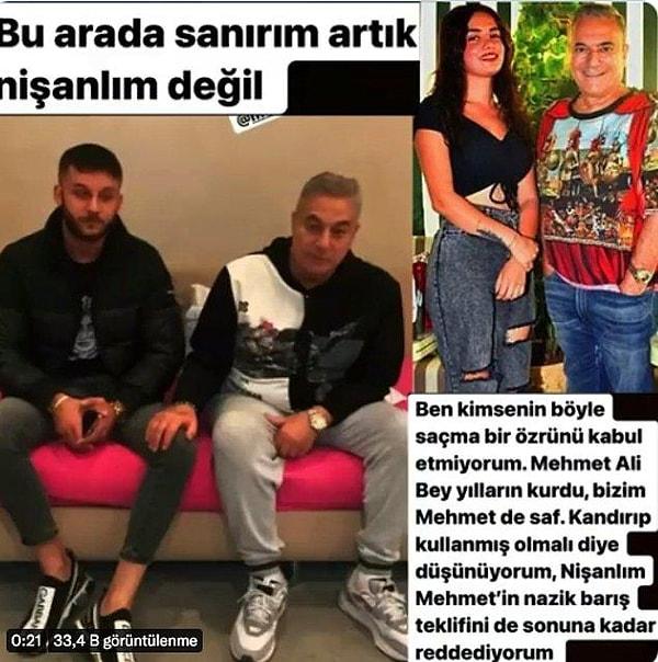 Bu hamlenin üzerine ortalık iyice karışmış; Ece Ronay "Mehmet Bilir'in artık nişanlısı olmadığını" söylemiş; Mehmet Bilir ise Mehmet Ali Erbil'in kendisini kandırdığını söylemişti.