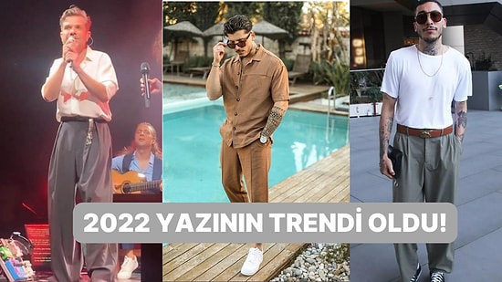 Kenan Doğulu, Can Bonomo Gibi Yakışıklı Ünlülerin Yaz Sıcaklarında Tercih Ettiği Bol Pantolon Modelleri