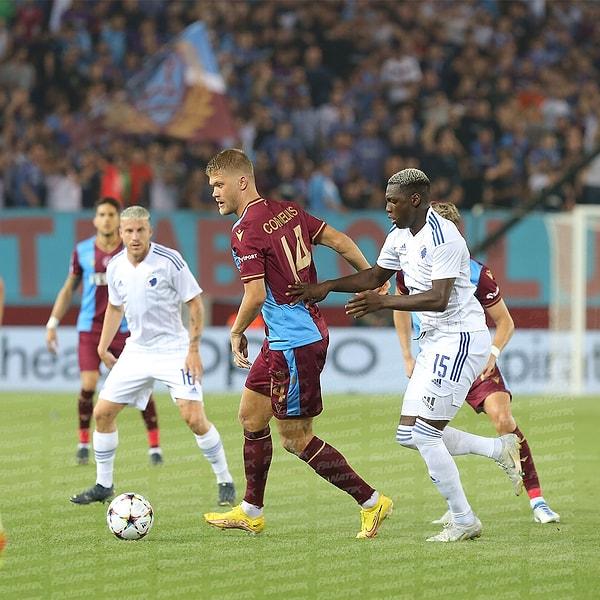 Trabzonspor , UEFA Şampiyonlar Ligi Play-Off Turu rövanş maçında Kopenhag'ı konuk etti.