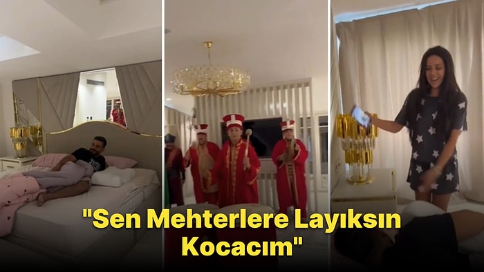 Kocasını Mehter Takımı ile Uyandıran Dilan Polat: Sen Mehterlere Layıksın Kocacım