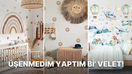 Pinterest'ten Fırlamış Gibi! En Sevilen Çocuk Odası Duvar Stickerları