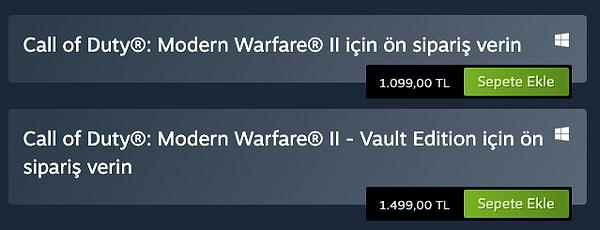 İlk ön sipariş fiyatı da pek çok oyuncuya tuzlu gelmiş olan Call of Duty Modern Warfare II daha çıkışını bile gerçekleştirmeden dev zamlandı!