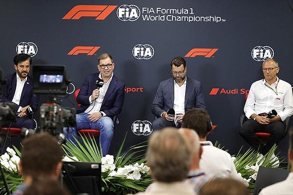 Alman otomotiv devi Audi, düzenlenen bir basın toplantısında Formula 1'e katılacağını resmen açıkladı.