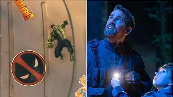 18. 2022 yapımı 'The Adam Project' filminde Hulk ve Deadpool yapıştırmaları görebilirsiniz. Bunun sebebi Hulk'un başroldeki Mark Ruffola'yu Deadpool'un da Ryan Reynolds'u temsil etmesi!