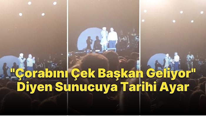 Gülşen'in Ordu Konserinde 'Çorabını Çek Başkan Geliyor' Diyen Sunucuya Verdiği Tarihi Ayar