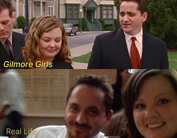 12. Melissa McCarthy ile evli olan Ben Falcone, kısa bir süre Gilmore Girls'de oynadı.