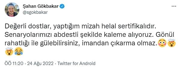 Şahan Gökbakar'ın günler öncende attığı tweet'i programa taşıyan Hakan Ural, 'Maşa olarak kullanılıyorsun, haberin yok' diyerek tepki gösterdi.