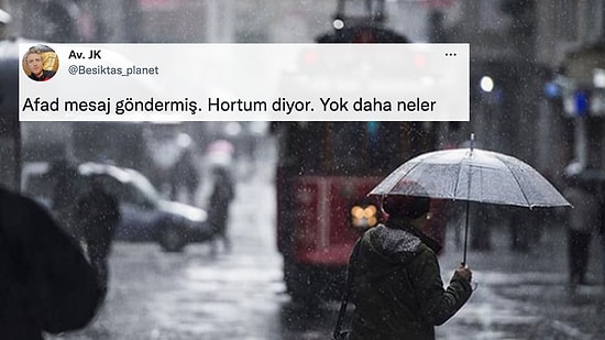 AFAD'dan İstanbul'a Uyarı Mesajı: 'Sel, Yıldırım, Hortum...'