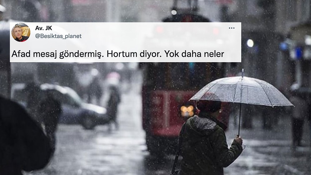 AFAD'dan İstanbul'a Uyarı Mesajı: 'Sel, Yıldırım, Hortum...'