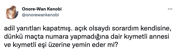 Adil Demirbağ'ın yaptığı paylaşımın ardından alıntılar devam etti.