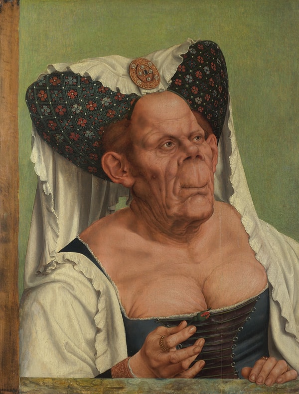 6. Quentin Matsys - A Grotesque Old Woman (1513)