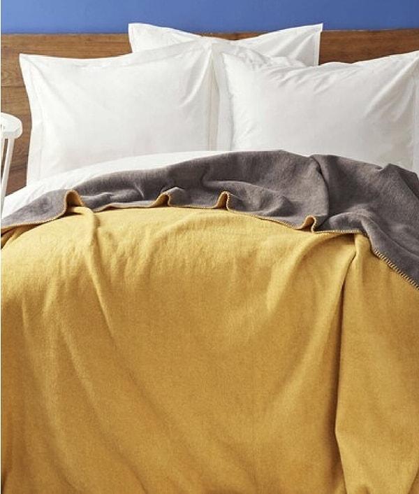 14. Çift taraflı battaniye mi? Modunuza göre istediğiniz tarafını seçebilirsiniz.