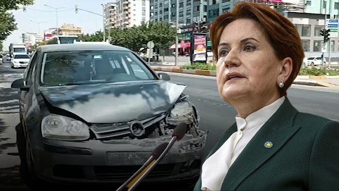 Meral Akşener'in Konvoyunda Kaza