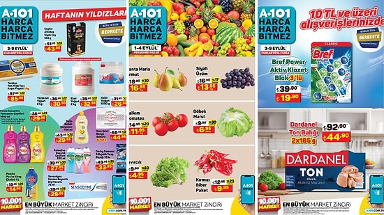 3 - 9 Eylül 2022 A101 Haftanın Yıldızları Kataloğu