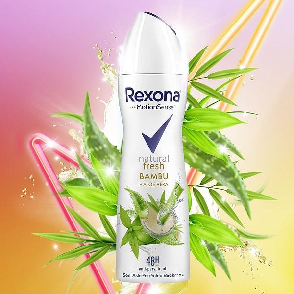 6. Kokusuna aşık olacağınız bir deodorant: Rexona Stay Fresh Aloe Vera & Bamboo!