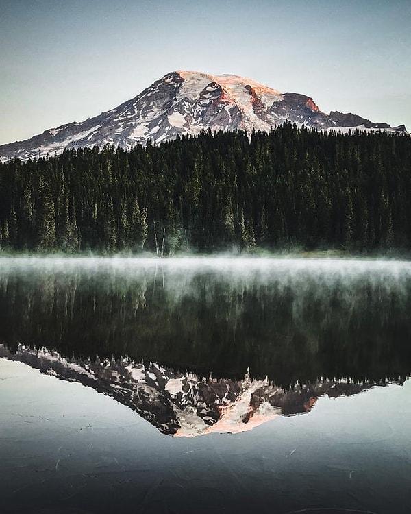 7. Rainier Dağı Milli Parkı - Washington: