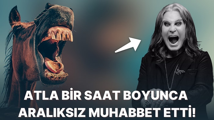 Ozzy Osbourne 1 Saat Boyunca At ile Muhabbet Ettikten Sonra Uyuşturucuyu Bırakma Kararı Aldığını Açıkladı!