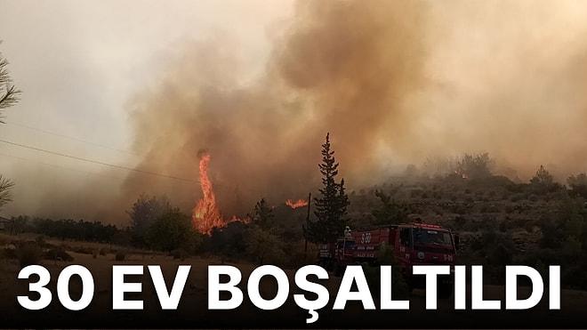 Mersin Orman Yangını Sürüyor: 30 Ev Boşaltıldı, Barınma İçin Lojmanlar Hazırlandı