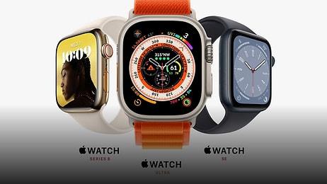 Apple Akıllı Saatleriyle Şov Yaptı! Apple Watch Series 8, SE ve Ultra Modellerinin Fiyatları ve Özellikleri