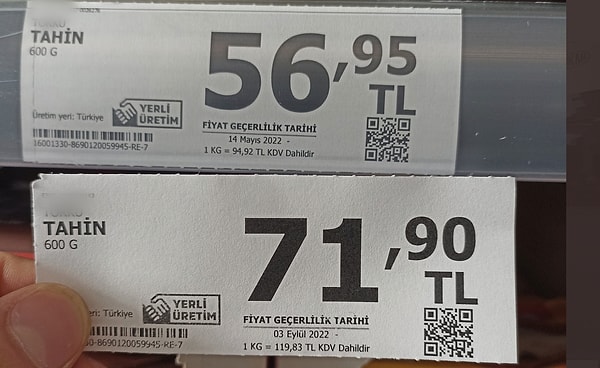 Garibanın enerji deposu tahine gelen son zamlar...