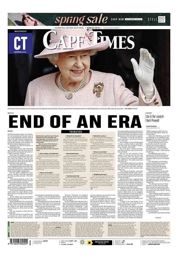 11. Cape Times (Güney Afrika)