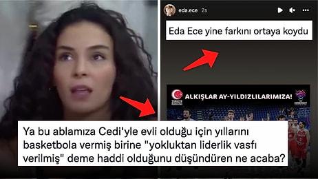 Cedi Osman'ın Eşi Ebru Şahin Buğrahan Tuncer'in Maç Yorumuna Verdiği Tepkiyle Eleştirilerin Odağı Hâline Geldi
