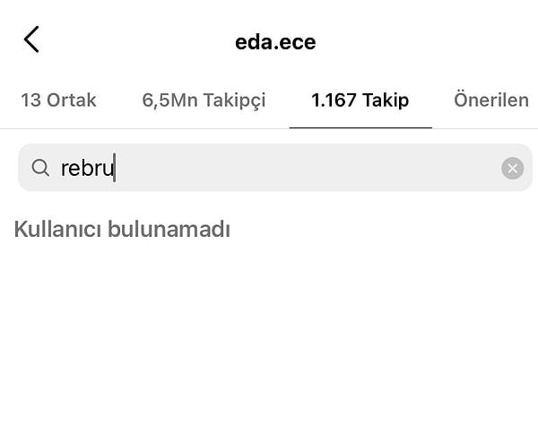 Bu açıklamadan sonra Eda Ece, Ebru Şahin’i Instagram takibinden çıkardı.