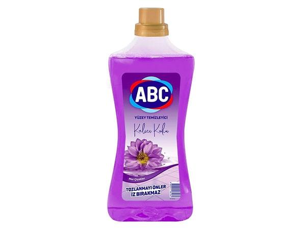 2. ABC mor çiçekli yüzey temizleyici.