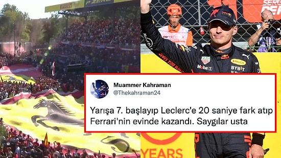 Max Verstappen'in Ferrari'nin Evinde Seyircileri Üzdüğü Yarışın Ardından Sosyal Medyadan Gelen Tepkiler
