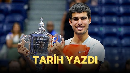 Amerika Açık Tek Erkeklerde Şampiyon Carlos Alcaraz!