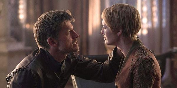1. Game of Thrones dizisinin son sezonunda, Jaime'nin Cersei'ye geri dönmek için Brienne'i terk etmesi.