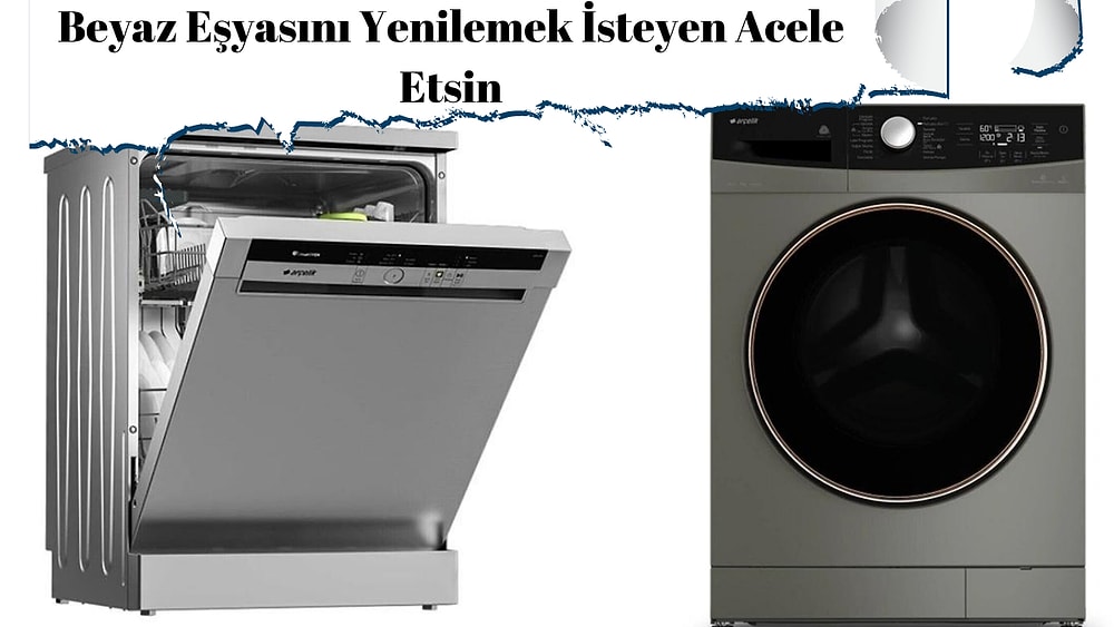 Tasarım ve Teknolojisiyle Eliniz Kolunuz Olacak Arçelik Çamaşır ve Bulaşık Makineleri
