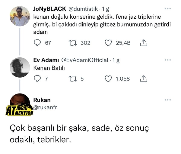 13. Biraz da batılı olsun ne var yani.