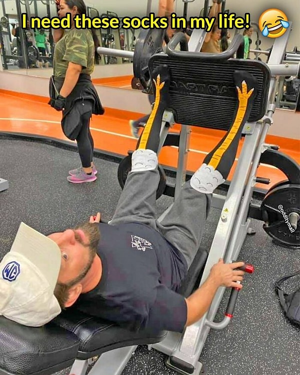 4. Вы станете звездой спортзала с этим носками!
