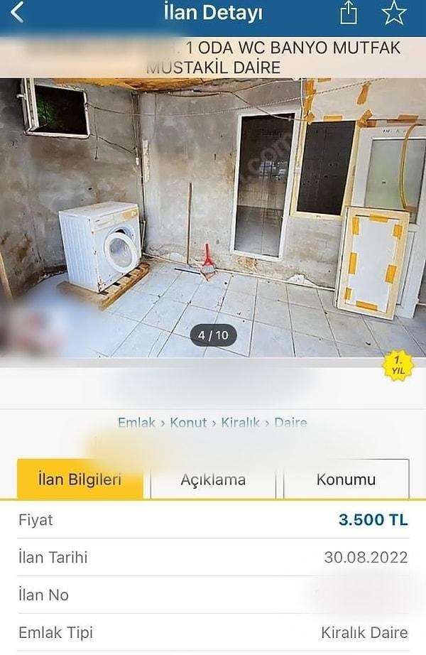 İstanbul Eyüpsultan'da 3.500 TL'ye ilan verilen bu ev de o iğrenç örneklerden bir tanesi...