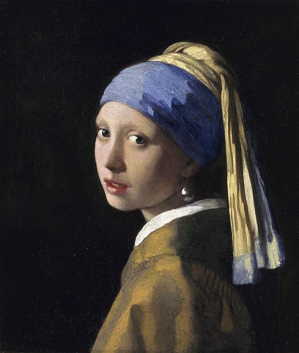 49. Meisje Met de Parel (İnci Küpeli Kız) - Johannes Vermeer (1665)