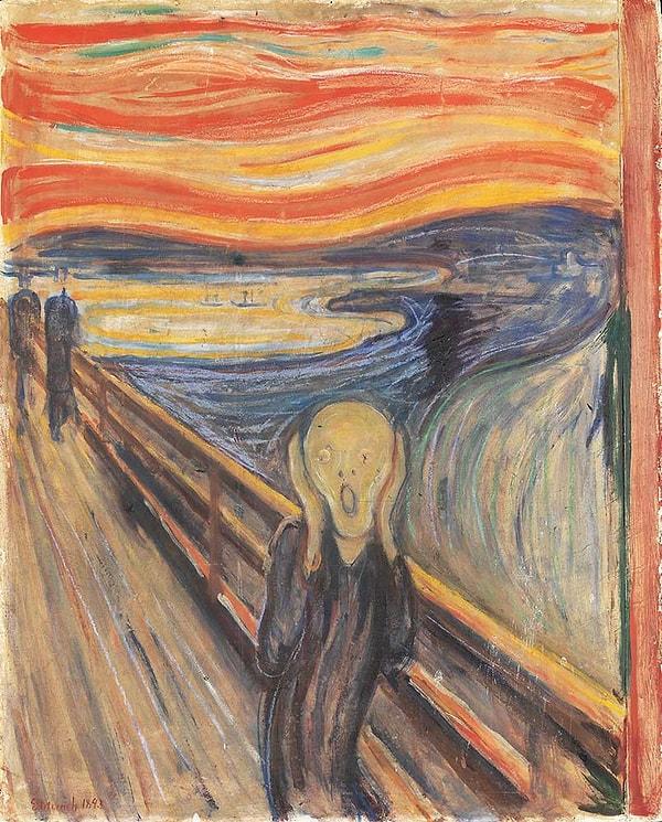 51. Scream (Çığlık) - Edvard Munch (1893)