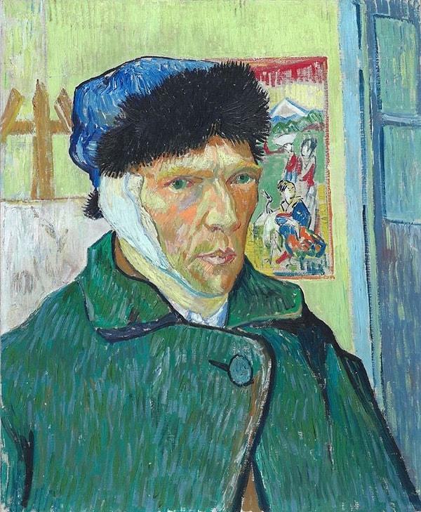 71. Self-Portrait with Bandaged Ear - Vincent van Gogh (1889)