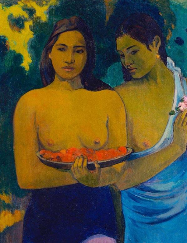 72. Two Tahitian Women - Paul Gauguin (1899)